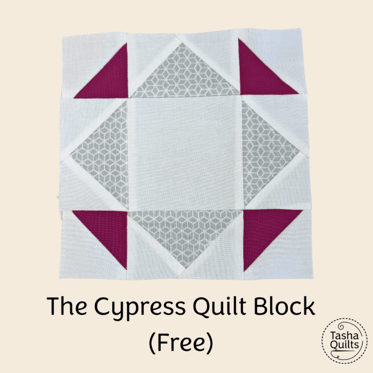Cypress Quilt Block (Free Pattern for Beginners)