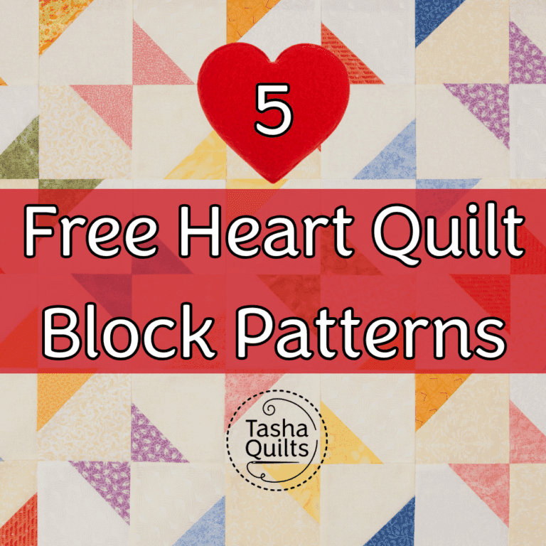 5 Heart Quilt Blocks – Free Patterns