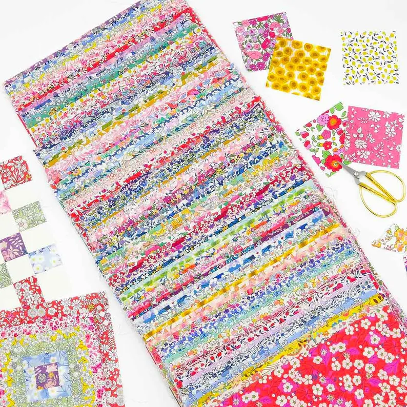 Alice’s Wonderland Sampler Quilt 100 Liberty Fabrics Bundle