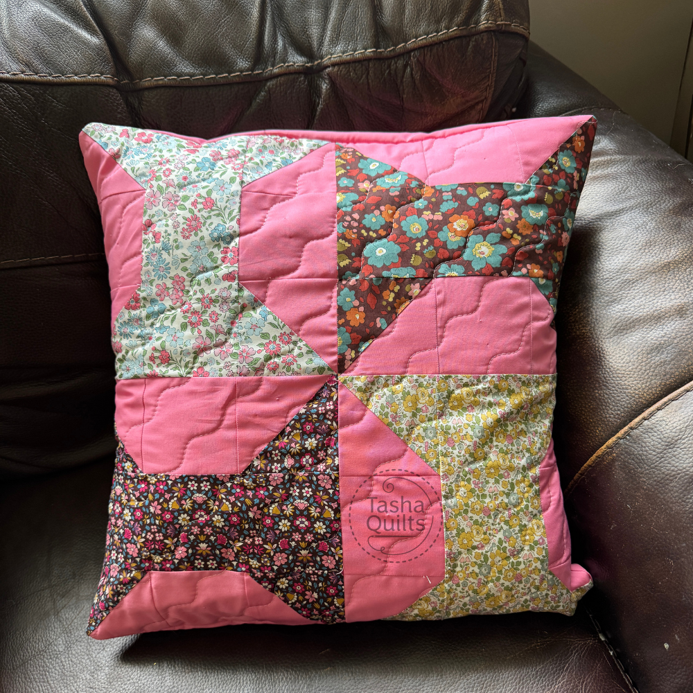How to Turn a Mini Quilt into an Envelope Pillow (No Binding)