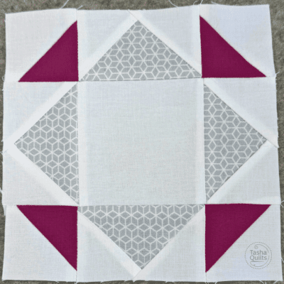 The Cypress (Block Only) Pattern 10.5" or 6.5" unfinished block - Digital Download